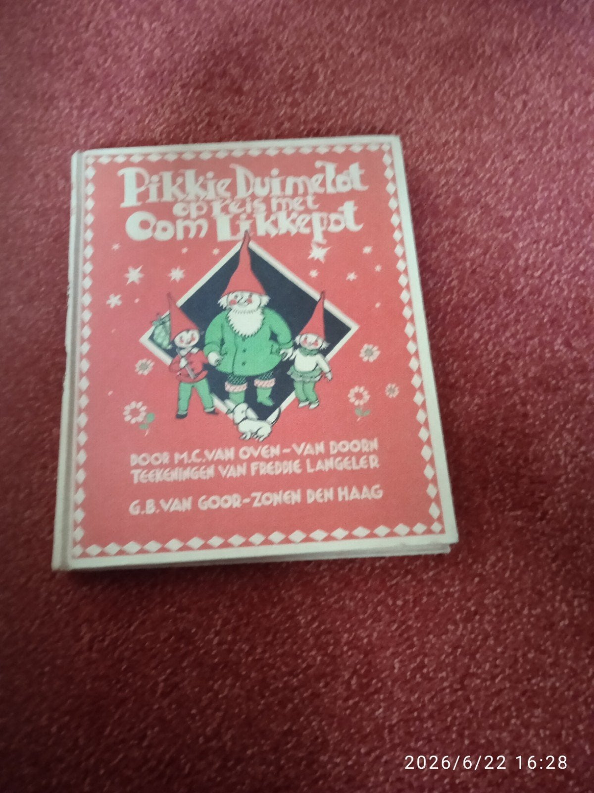 Pikkie Duimelot op reis met Com Likkepot - Oud kinderboek, Ophalen of Verzenden