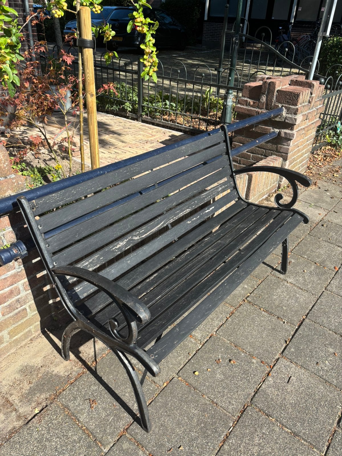 Tuinbankje, Tuin en Terras, Tuinbanken, Ophalen, Gebruikt, Hout