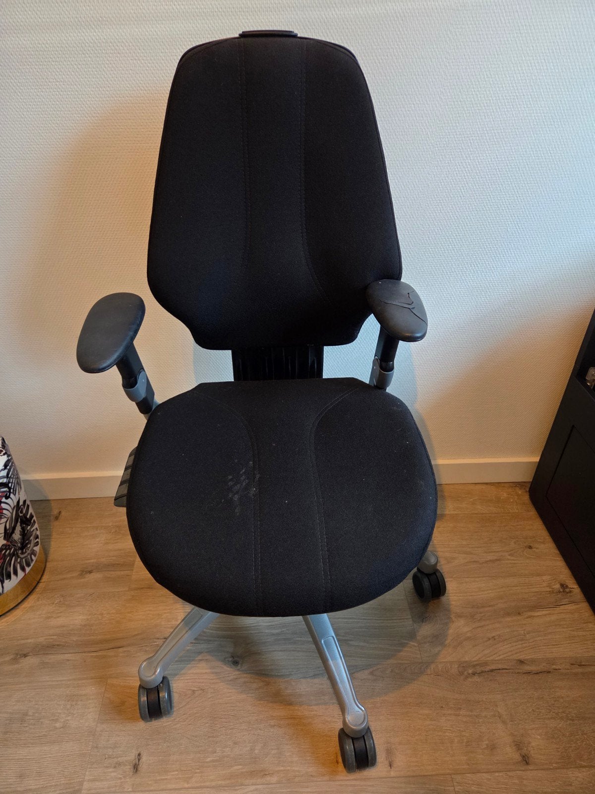 RH Logic 300 Ergonomische Bureaustoel - Zwart, Ophalen, Gebruikt, Zwart, Bureaustoel