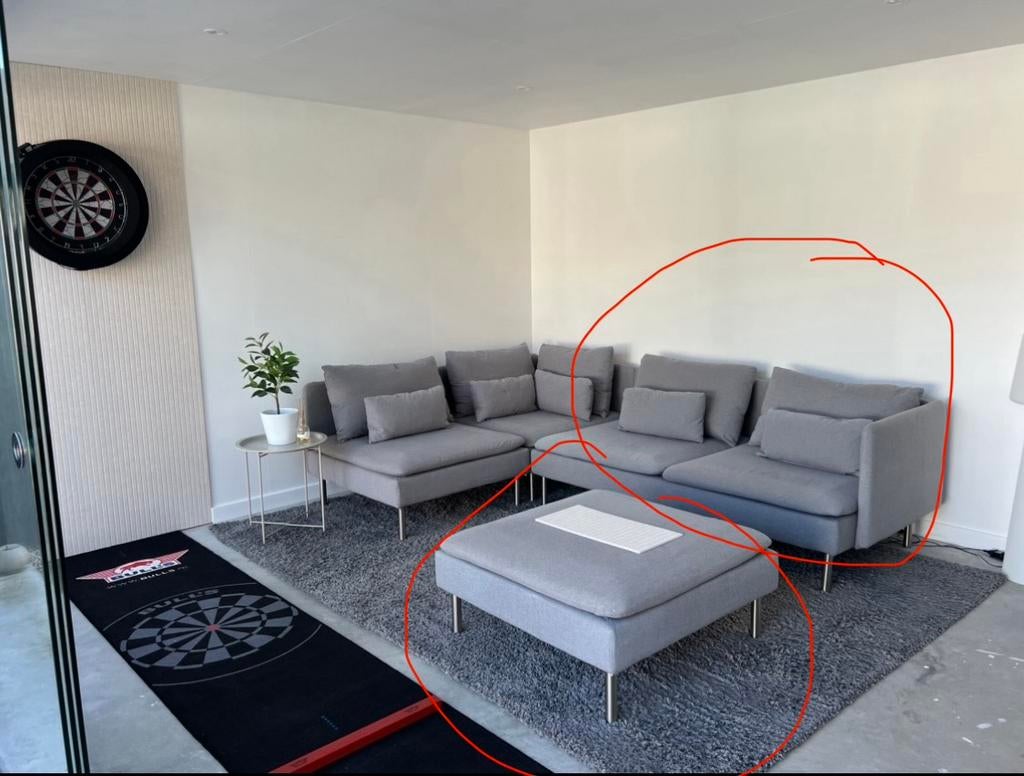Hoezen voor ikea Söderhamn 3-zitsbank, armleuning en hocker, Huis en Inrichting, Banken | Bankstellen, Ophalen of Verzenden, Zo goed als nieuw