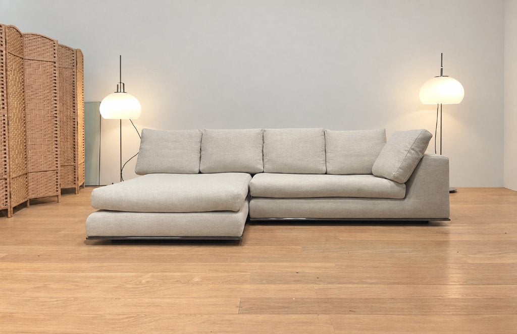 NIEUW Minotti Hamilton Hoekbank Daybed + GARANTIE, 250 tot 300 cm, Minotti, Hoekbank, Nieuw