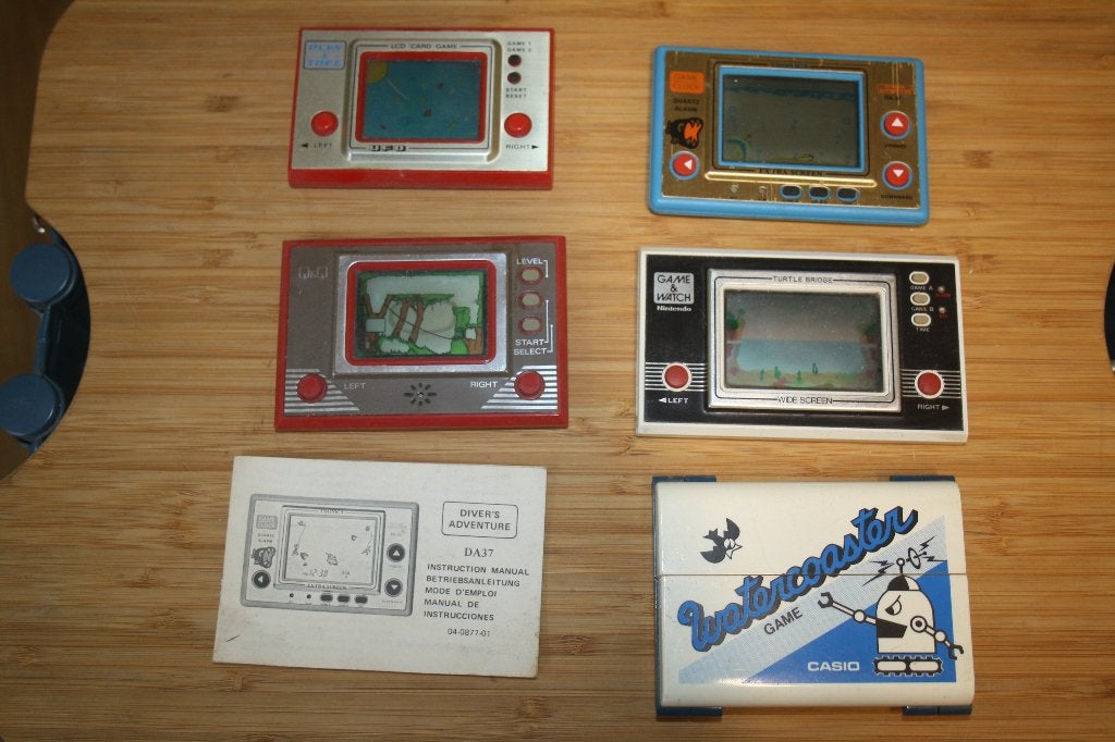 5x handheld spelcomputers jaren 80, Ophalen of Verzenden, Gebruikt