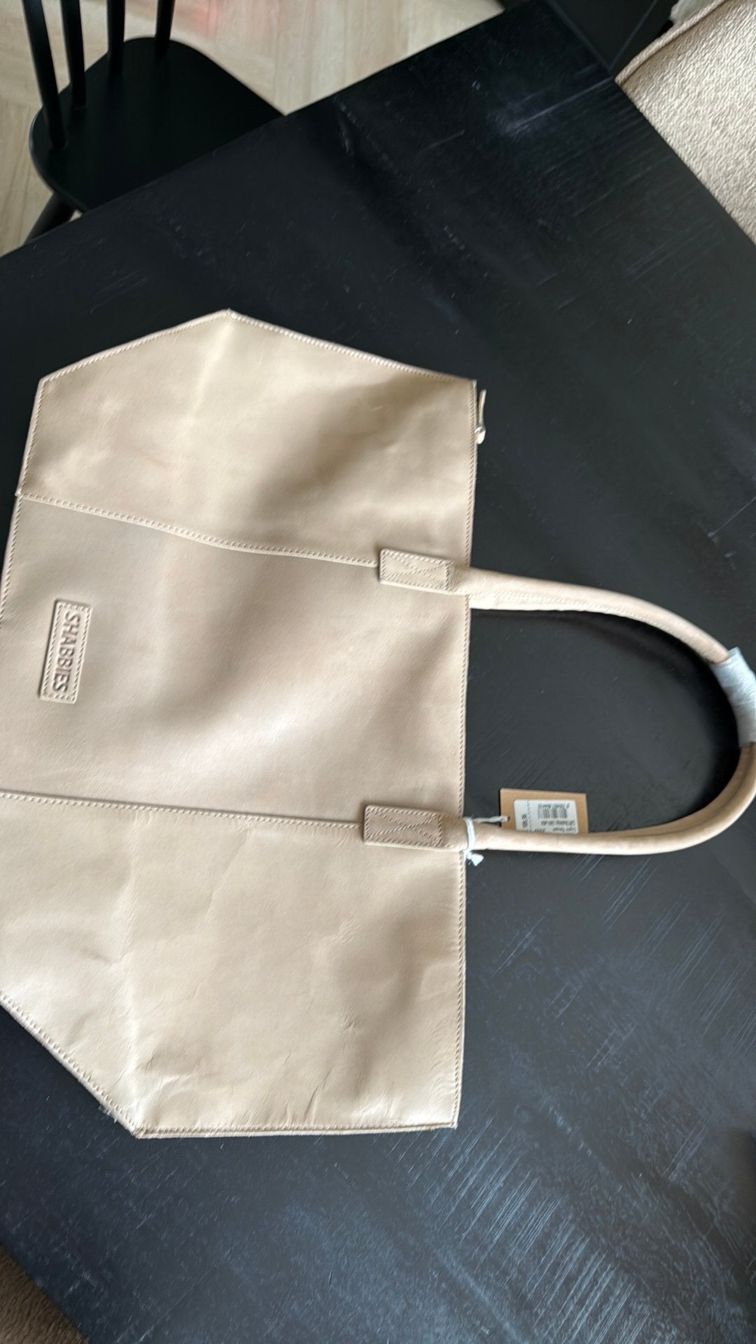 Shabbies shopper tas, Sieraden, Tassen en Uiterlijk, Tassen | Damestassen, Ophalen of Verzenden, Nieuw, Beige, Shopper