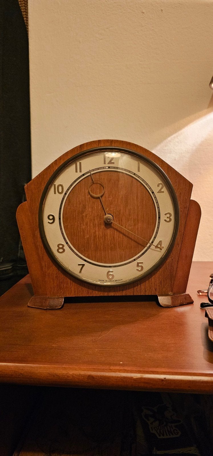 Vintage Smiths Schouwklok - Made in Great Britain, Ophalen of Verzenden