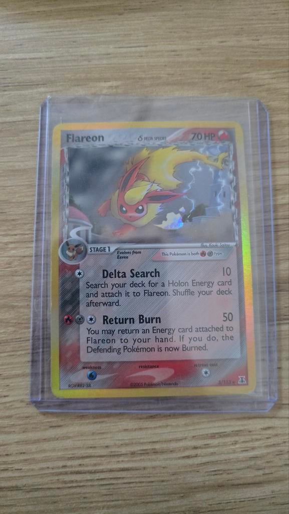 Pokémon Delta Species Eeveelutions Set, Ophalen, Zo goed als nieuw, Meerdere kaarten