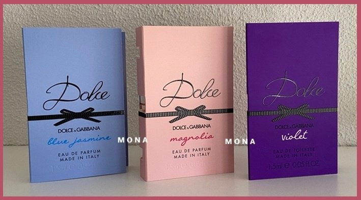 #1 Dolceset 3 parfum samples proefjes testers monsters, Sieraden, Tassen en Uiterlijk, Uiterlijk | Parfum, Verzenden, Nieuw