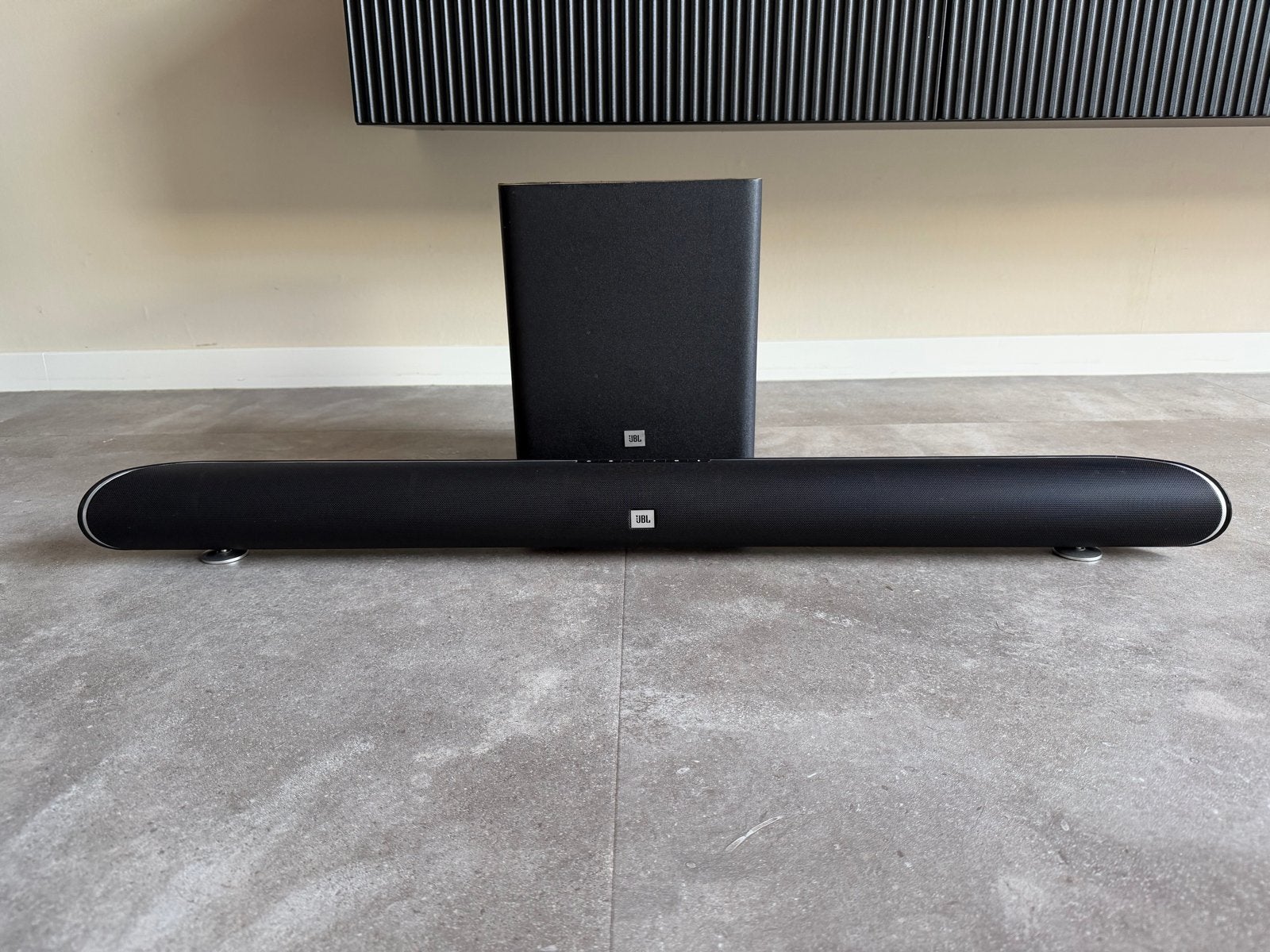 JBL Cinema SB350 Soundbar met subwoofer, Ophalen, Bluetooth, Gebruikt