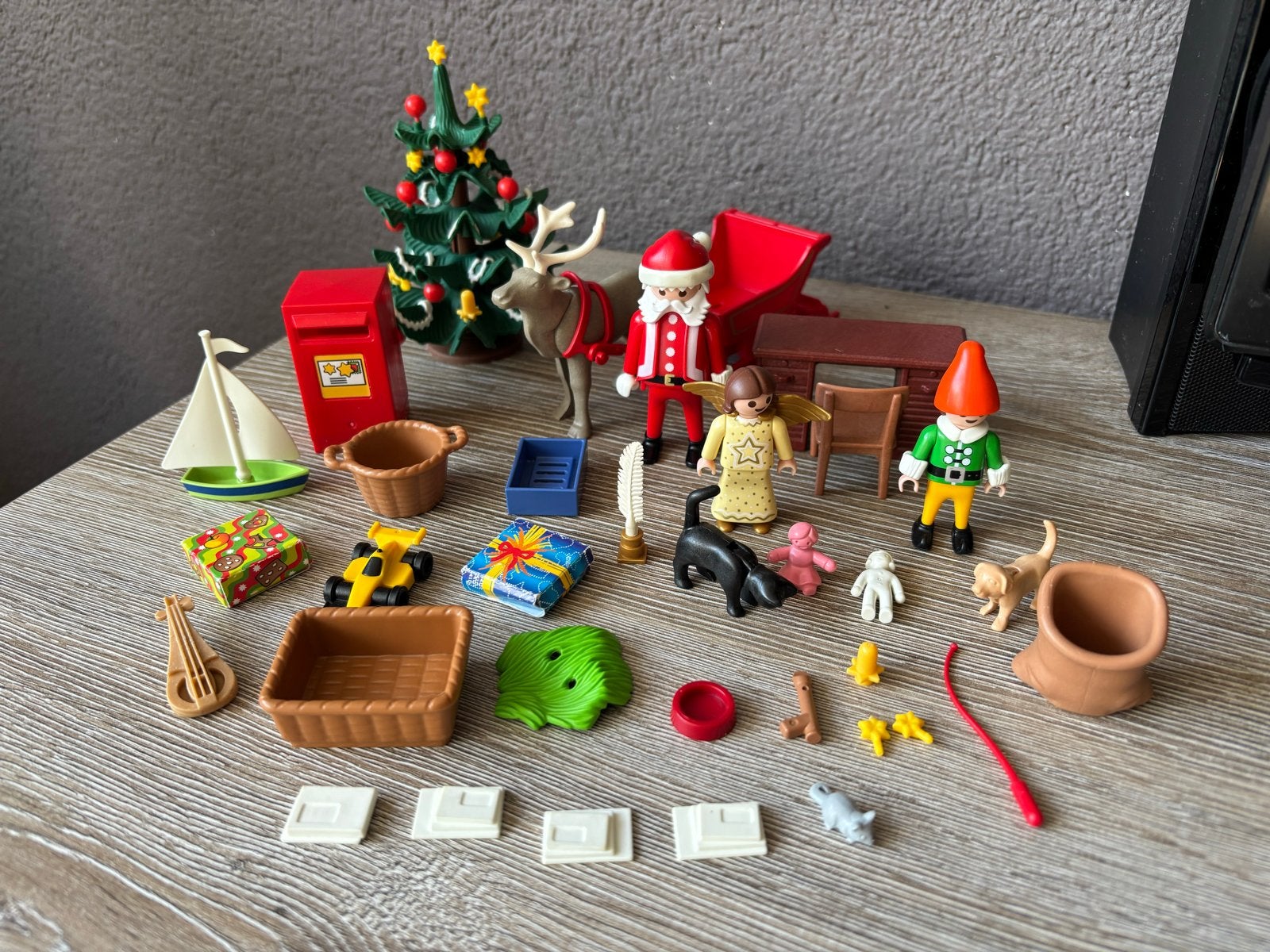 Playmobil Kerst Set - Compleet met Kerstman en Boom, Ophalen of Verzenden, Gebruikt, Overige series, Overige typen