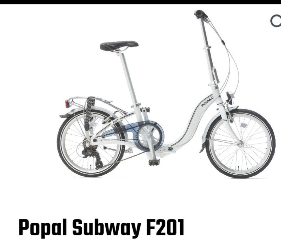 Popal Subway Vouwfiets Lage Instap Z.G.A.N., 20 inch of meer, Versnellingen, Zo goed als nieuw, Totaal opvouwbaar
