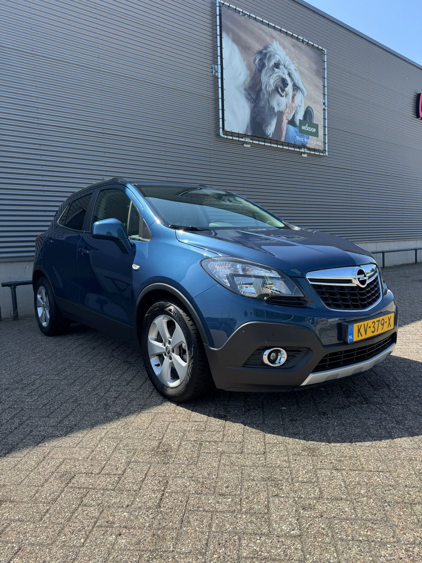 Opel Mokka / Apk / Full option / Nieuwstaat / Trekhaak, Voorwielaandrijving, Gebruikt, 4 cilinders, Blauw