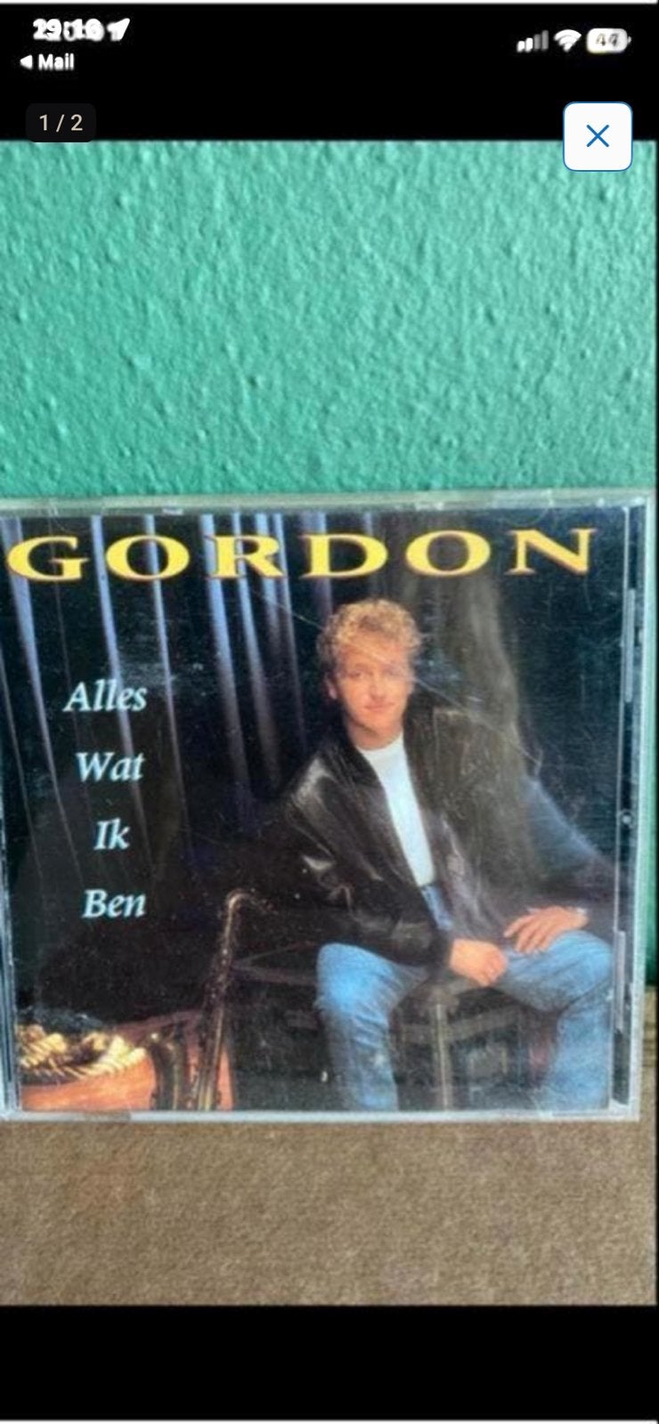 Gordon - Alles Wat Ik Ben CD, Cd's en Dvd's, Gebruikt, Inclusief boekje, Album, Schlager