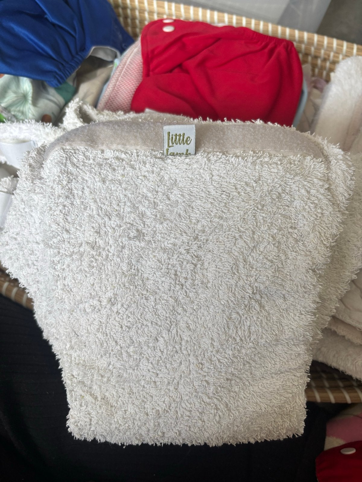 Little Lamb wasbare luiers maat 2 (9-17kg) met 5 overbroekje, Ophalen of Verzenden, Gebruikt, Jongen of Meisje