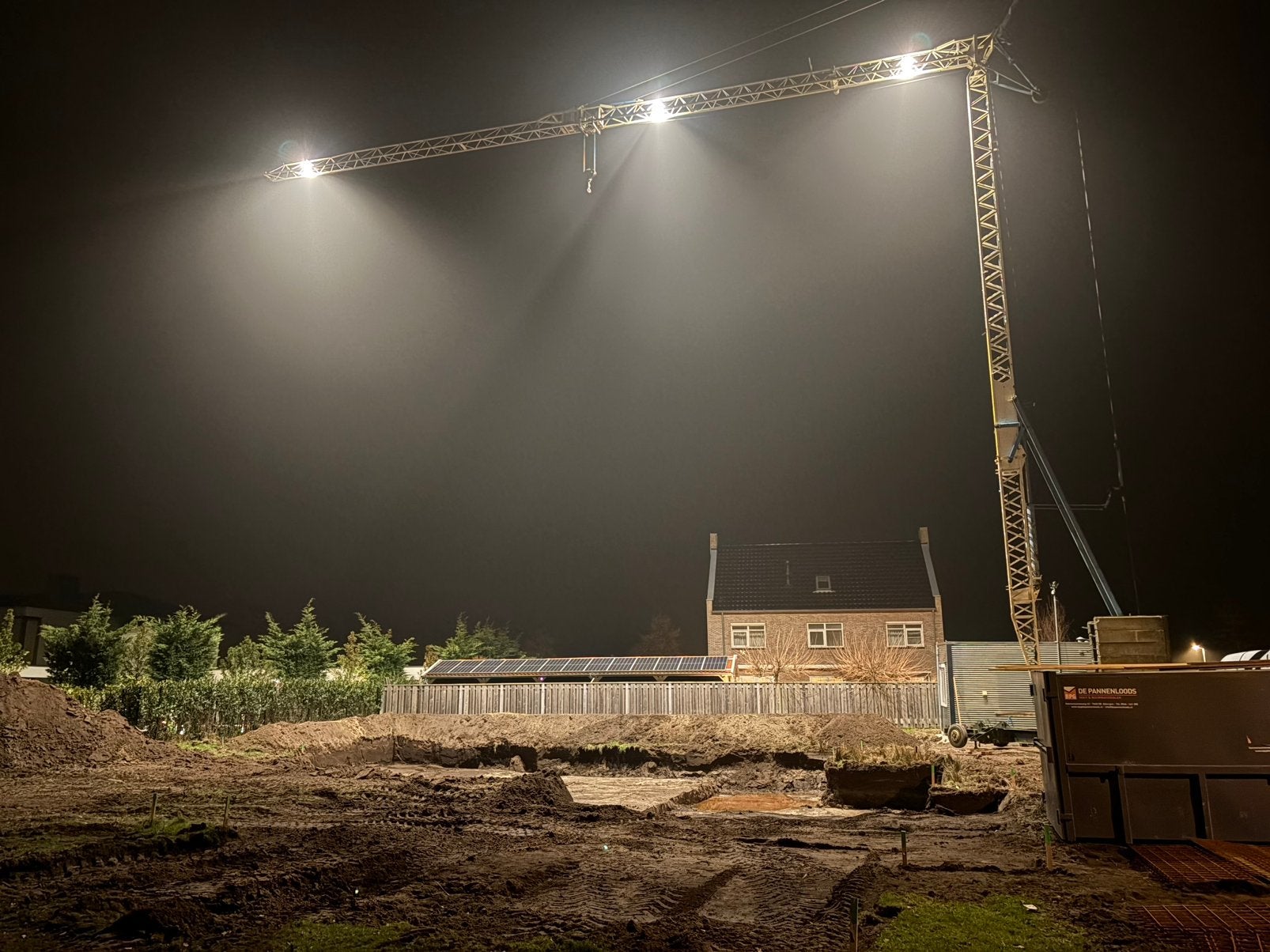 Zemag bouwkraan 30 meter mast, Ophalen, Gebruikt