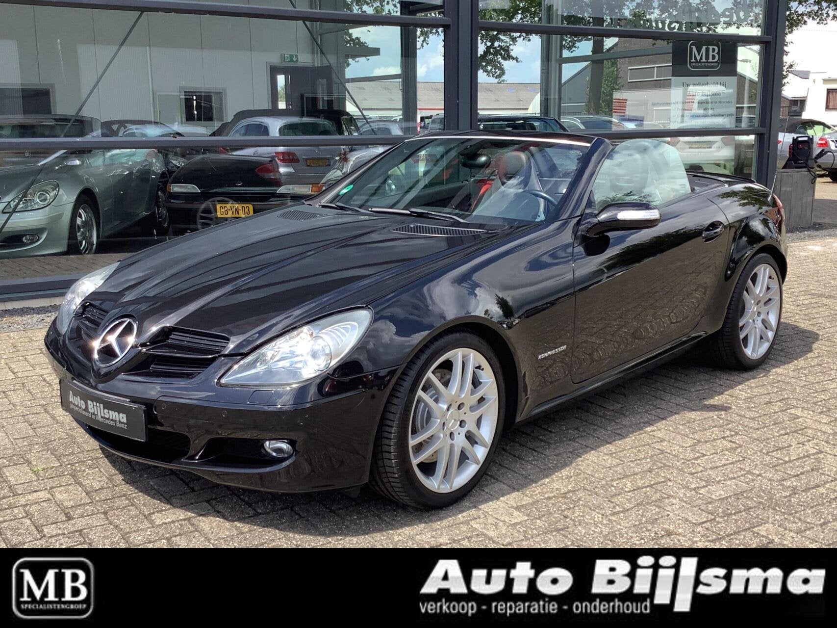 Mercedes SLK-klasse 200 K. Edition 10, xenon, airscraft, zee, Achterwielaandrijving, Gebruikt, 4 cilinders, 163 pk