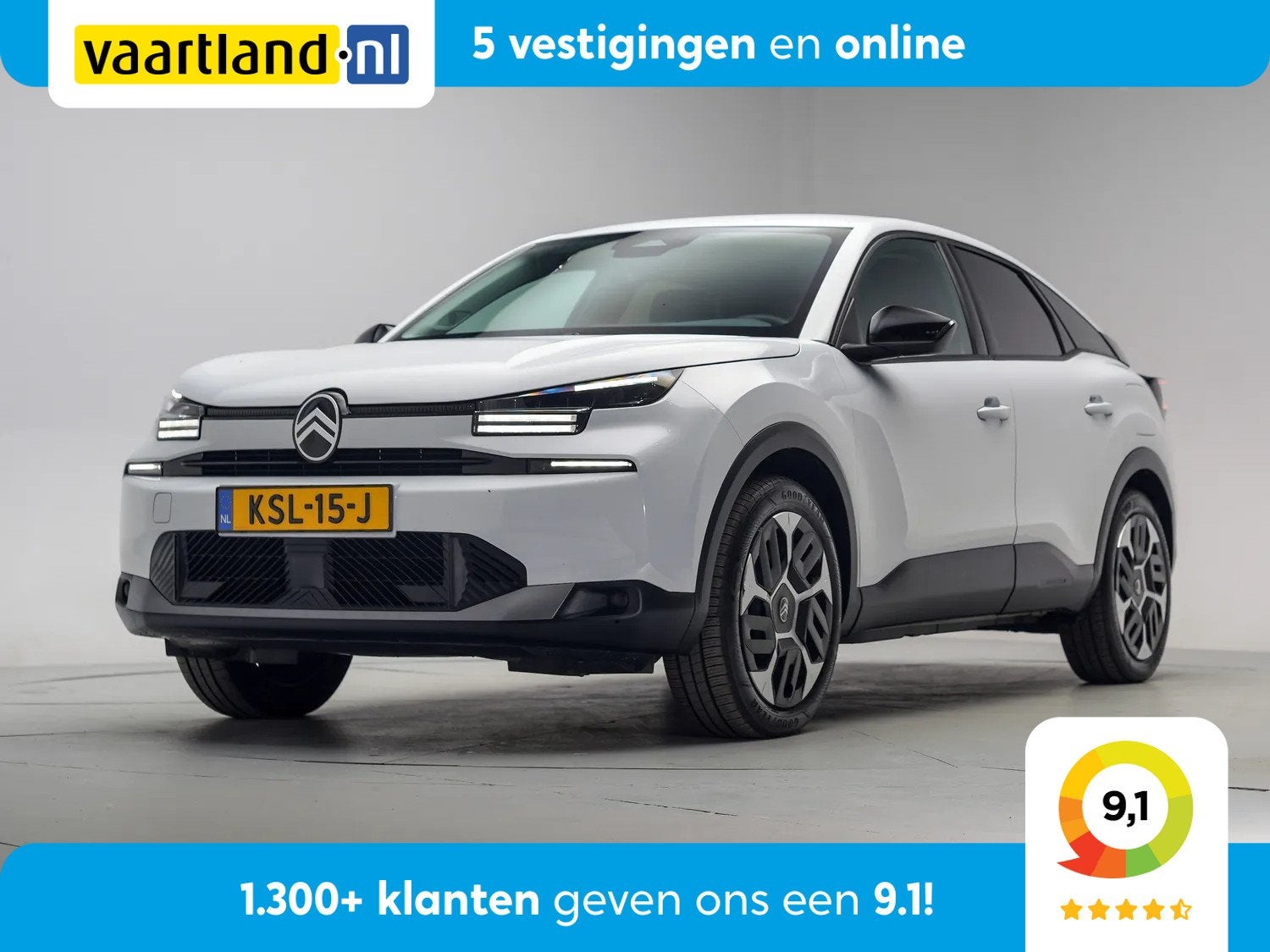 Citroën Ë-C4 You 50kWh 3-fase [ LED Navi Camera Climate ], Automaat, 0 cilinders, Gebruikt, 1546 kg