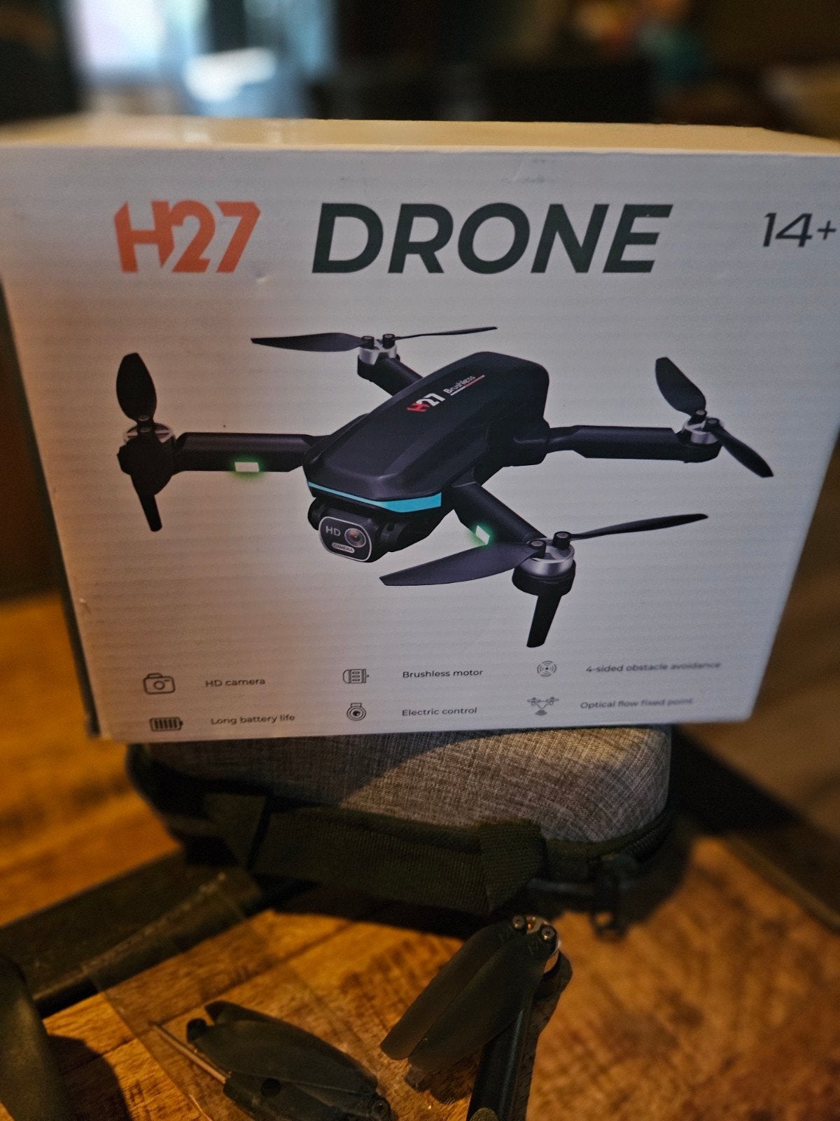H27 Drone met HD Camera en Borstelloze Motor, 250 tot 900 gram, Cameradrone, 100 tot 1000 meter, Zo goed als nieuw