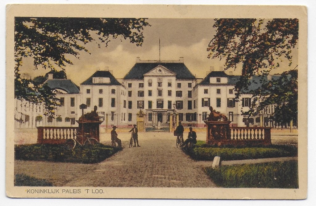 Apeldoorn Paleis het Loo ansichtkaart uit 1926 (B 2136 ), Ophalen of Verzenden, 1920 tot 1940, Gelopen, Gelderland