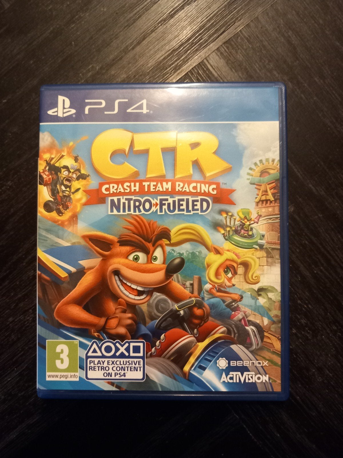 Crash Team Racing Nitro-Fueled PS4, Spelcomputers en Games, Support@activision.com, Racen en Vliegen, Ophalen of Verzenden, Zo goed als nieuw