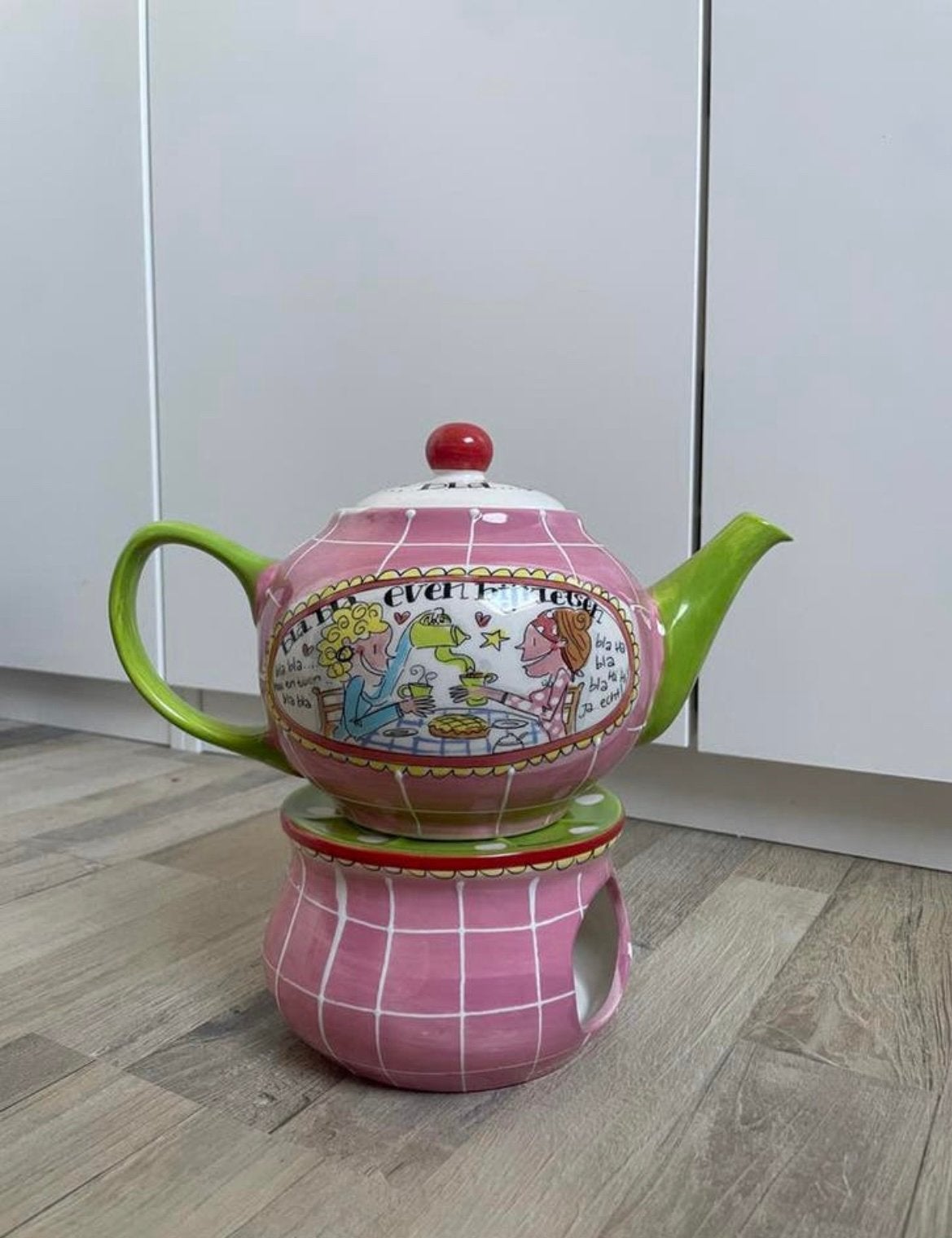 Blond amsterdam theepot, Huis en Inrichting, Keuken | Servies, Ophalen, Zo goed als nieuw, Aardewerk, Overige typen
