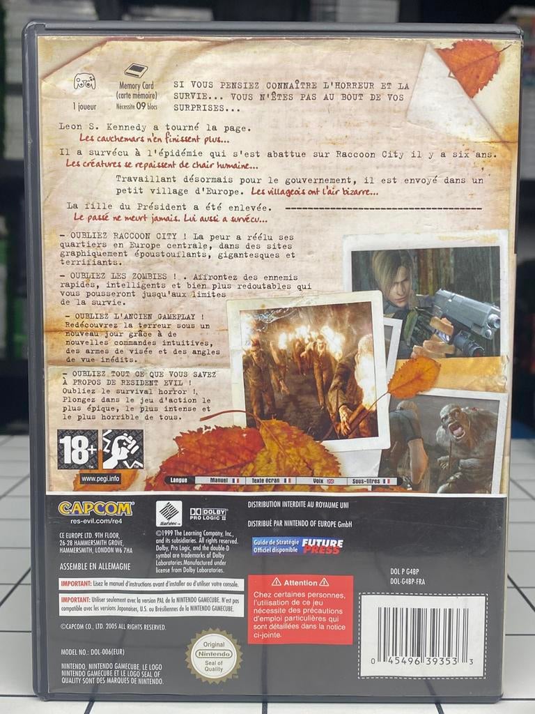 Resident Evil 4 - Nintendo GameCube Game - Capcom, Avontuur en Actie, Gebruikt, Vanaf 18 jaar, 1 speler