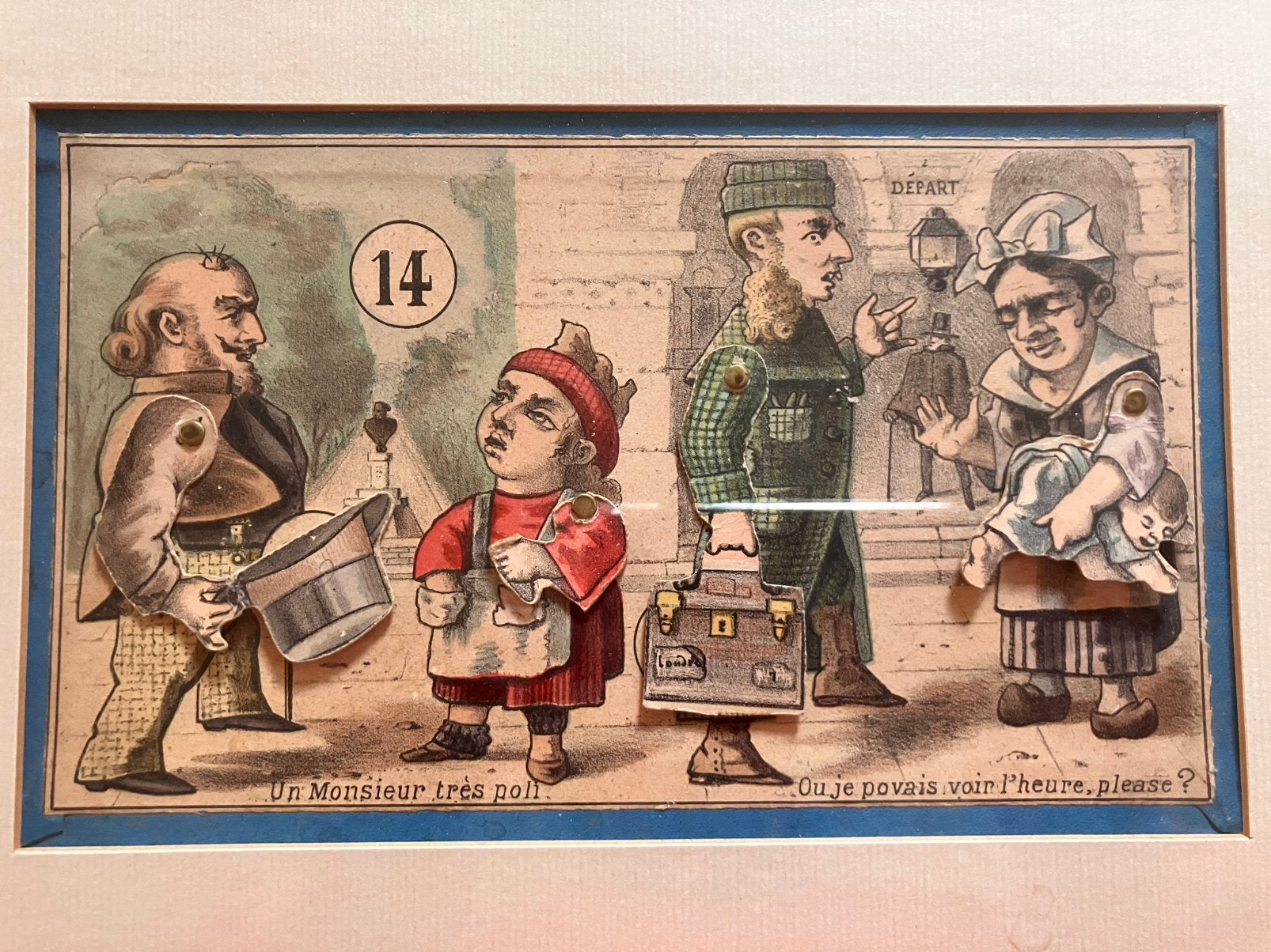 Antieke bingo kaarten Frankrijk door Borzo, Antiek en Kunst, Ophalen of Verzenden
