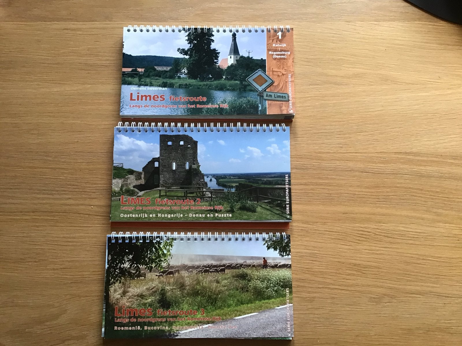 Limes fietsroute 1, 2 en 3, ongebruikt, als nieuw!, Boeken, Reisgidsen, Overige merken, Fiets- of Wandelgids, Europa, Ophalen of Verzenden