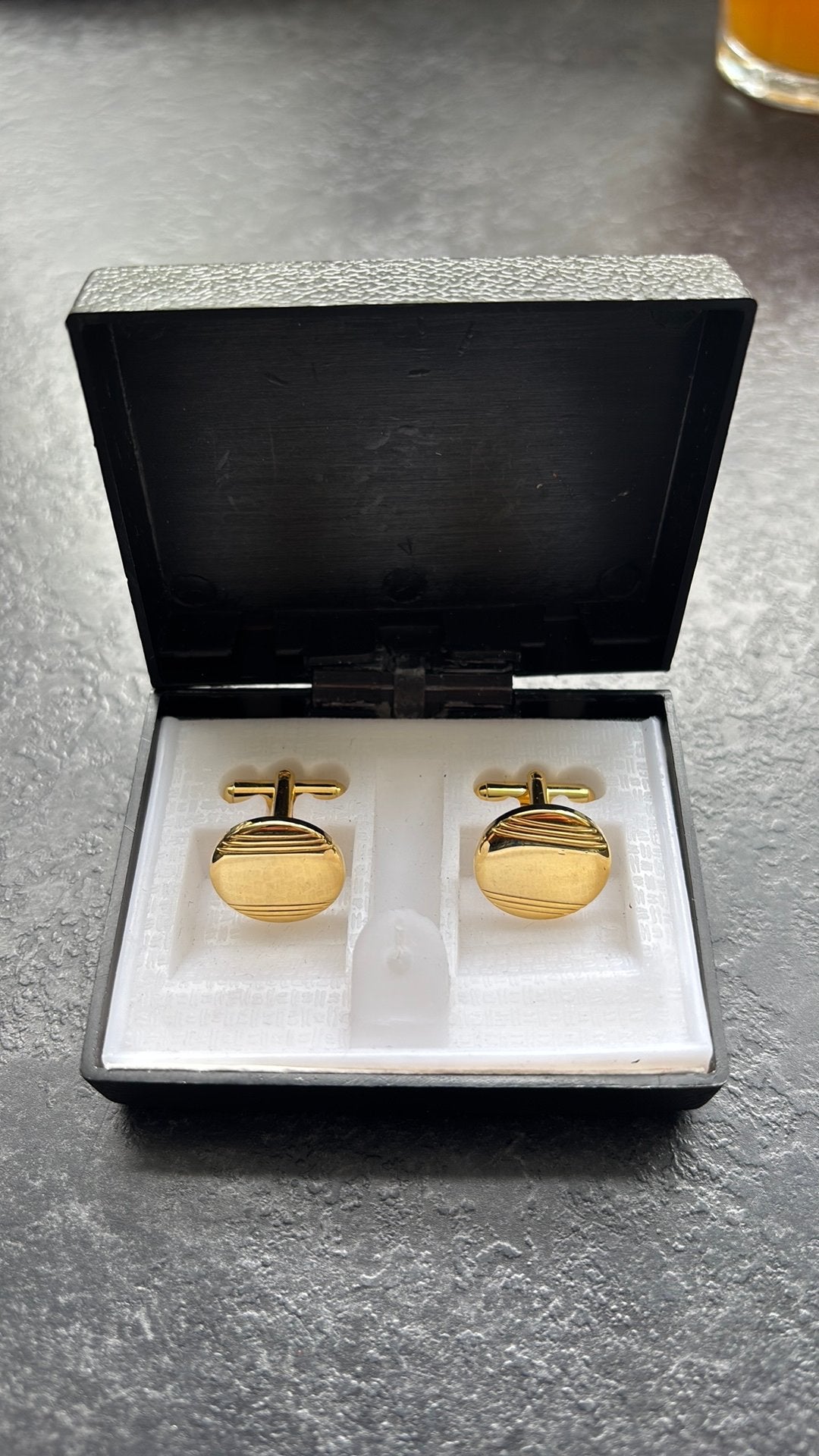 Elegante Manchetknopen Doublé, Sieraden, Tassen en Uiterlijk, Manchetknopen, Zo goed als nieuw, Overige materialen, Verguld, Ophalen of Verzenden