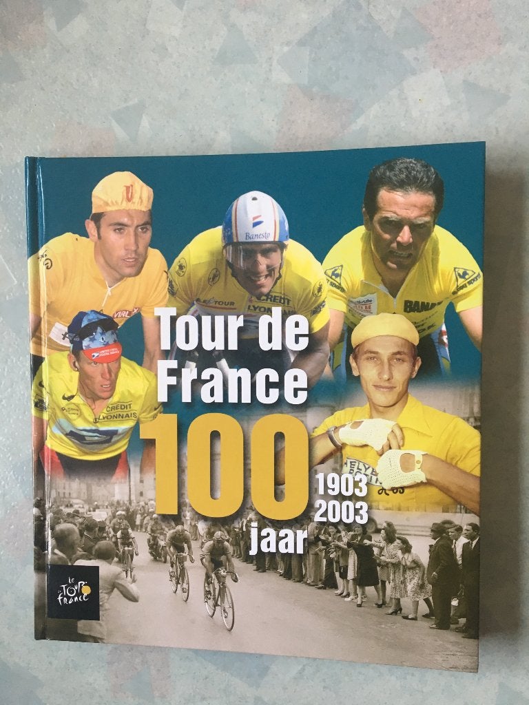 wielerboek-Tour de France 100 jaar , 1903-2003, Ophalen of Verzenden, Zo goed als nieuw, Lopen en Fietsen