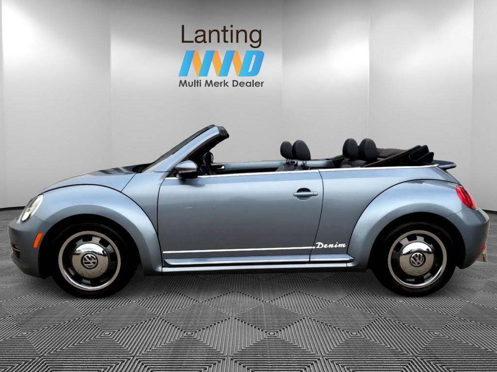 Volkswagen Beetle Cabriolet 1.8 TSI Denim Autromaat, Gebruikt, 4 cilinders, 14 km/l, Grijs