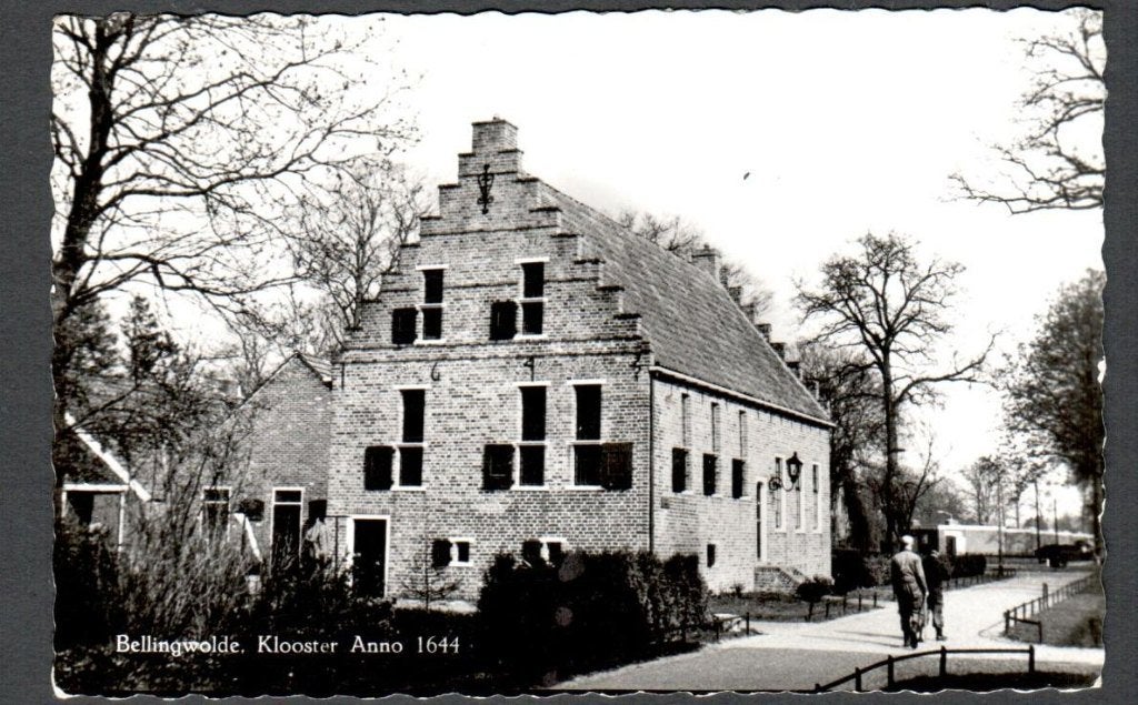 Oude Ansicht - Bellingwolde 'Klooster Anno 1644 - Gr., Ophalen of Verzenden, 1960 tot 1980, Gelopen, Groningen
