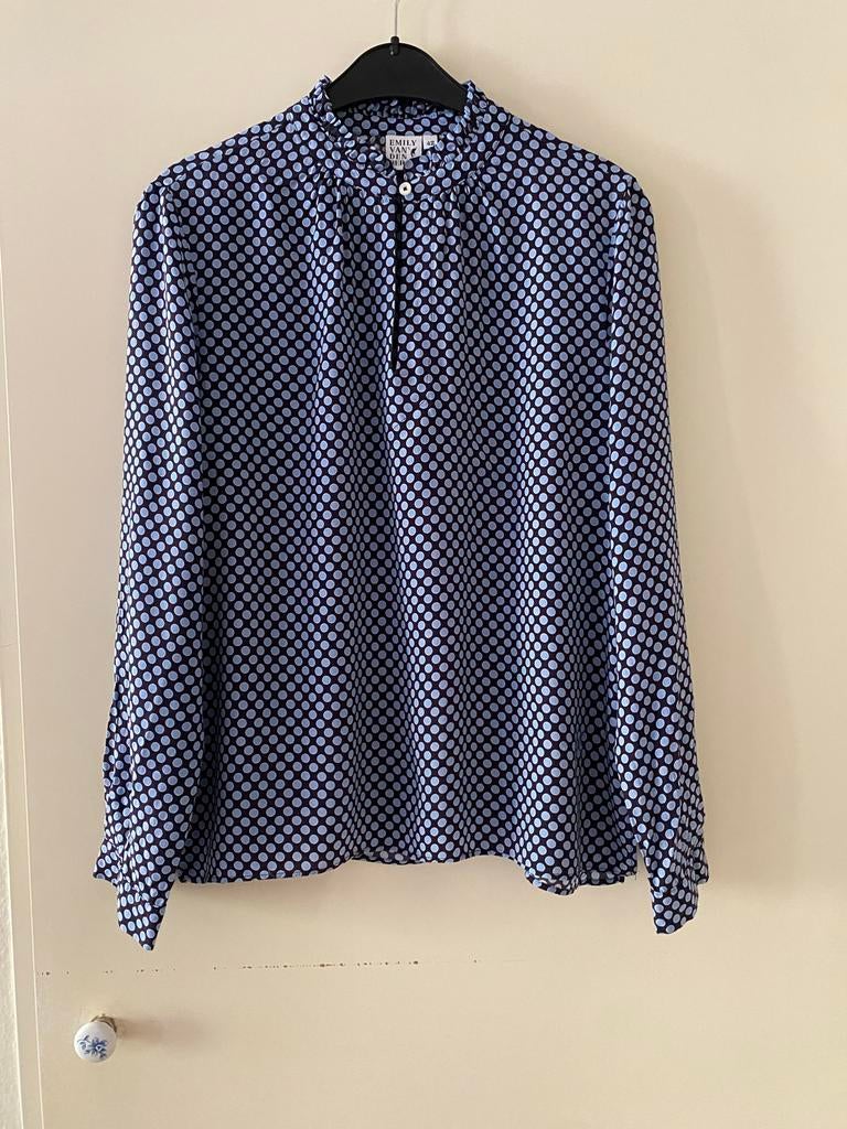 Emily van den Bergh blouse - Maat 42 nieuw!, Ophalen of Verzenden, Nieuw, Maat 42/44 (L), Blauw
