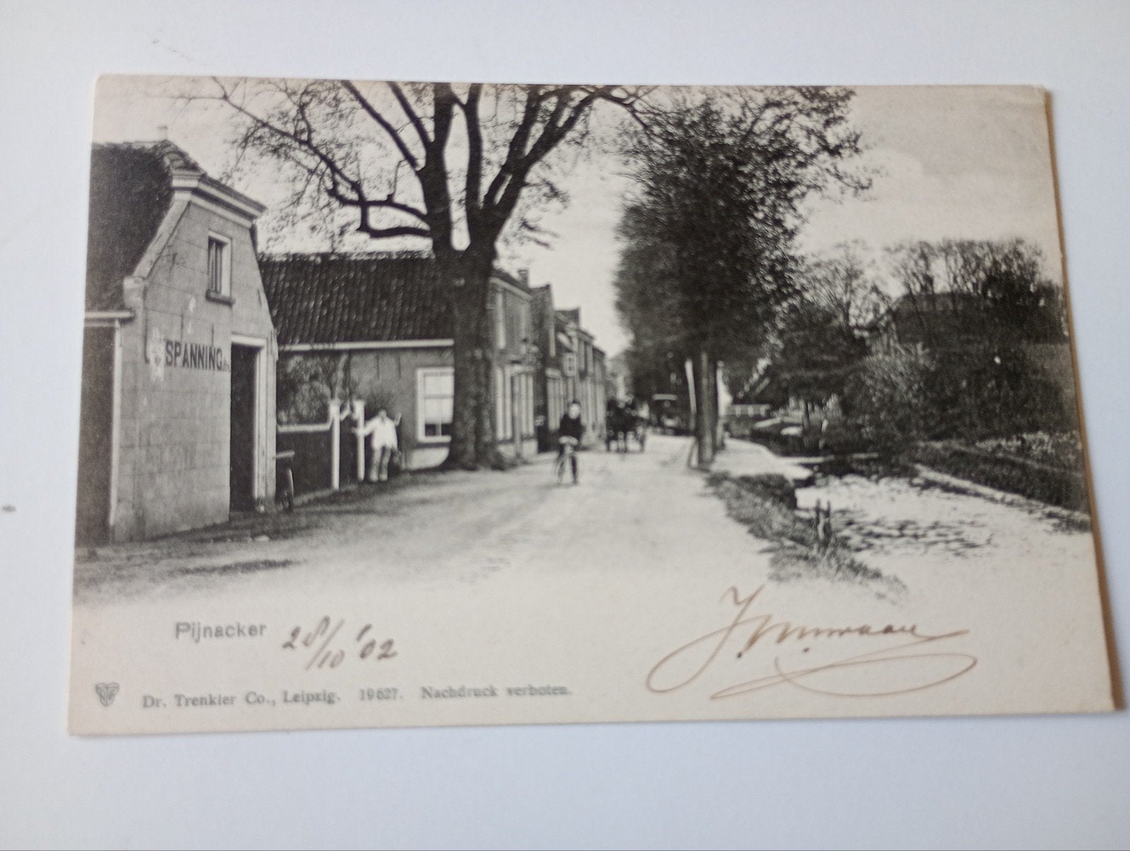 Pijnacker 1902, Ophalen of Verzenden, Voor 1920, Gelopen, Zuid-Holland
