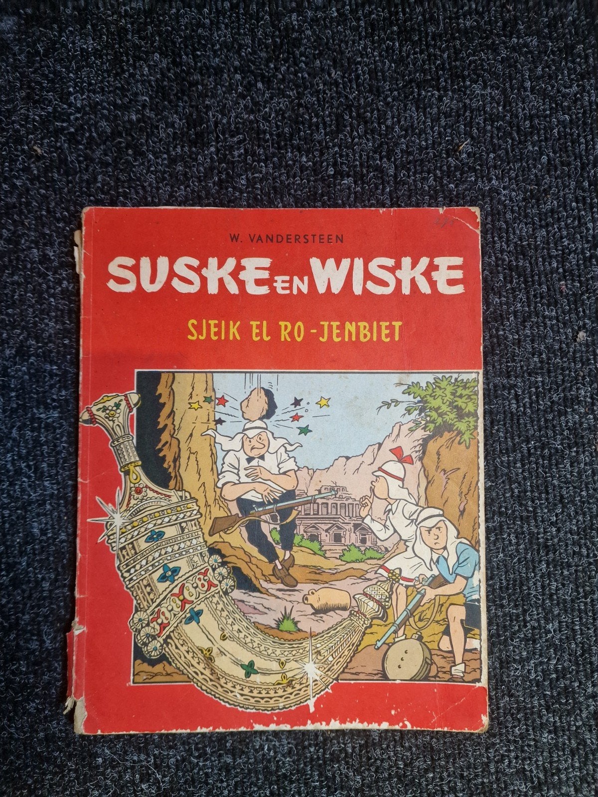 Suske en Wiske - Sjeik El Ro-Jenbiet (Rode Reeks), Boeken, Eén stripboek, Ophalen of Verzenden, Gelezen