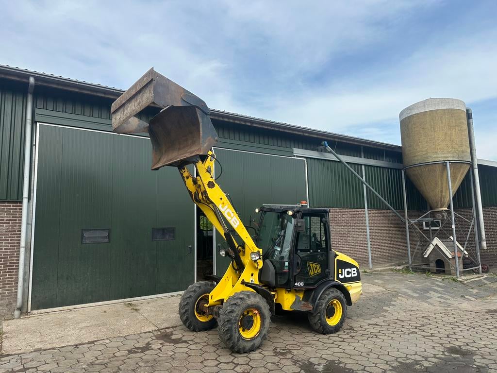 JCB 406 shovel loader 1149 uur, Ophalen, Wiellader of Shovel