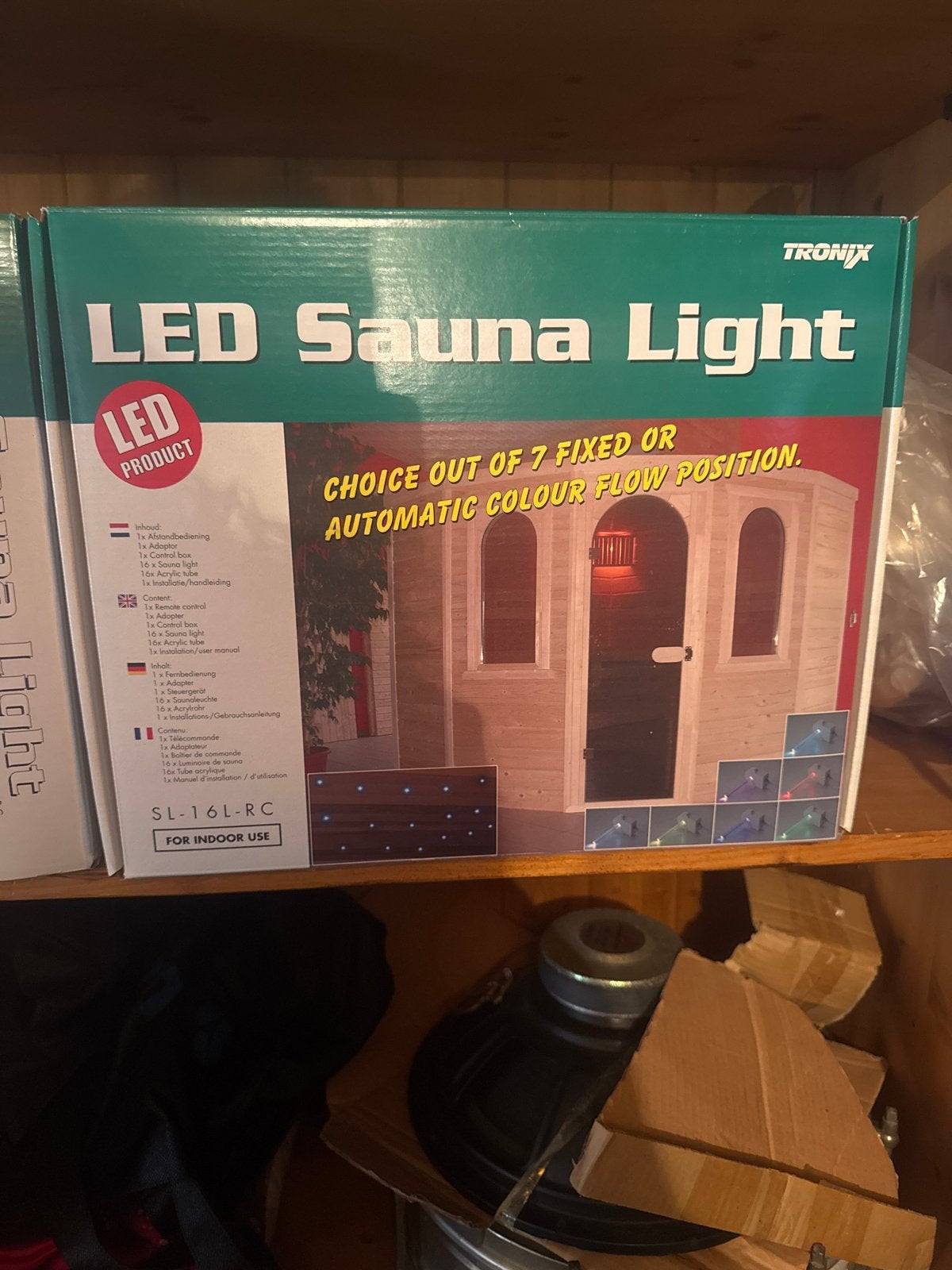Tronix LED Saunalicht - 16x LED's met afstandsbediening, Ophalen, Nieuw