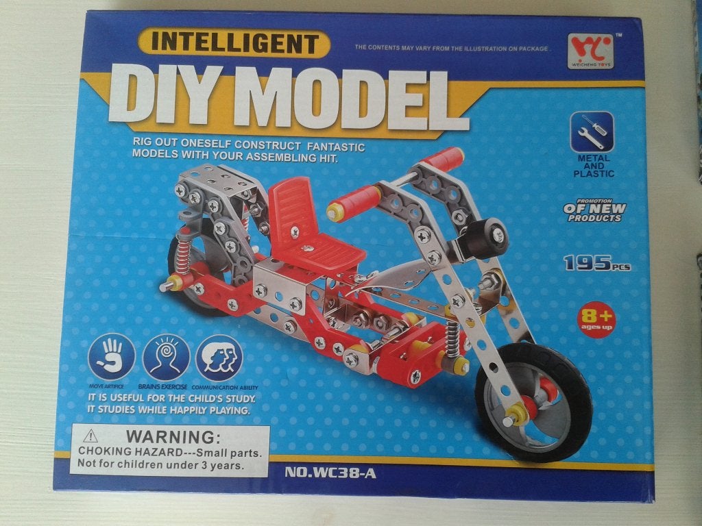 NIEUW Intelligent DIY model motor meccano ijzer schroeven, Ophalen of Verzenden, Nieuw