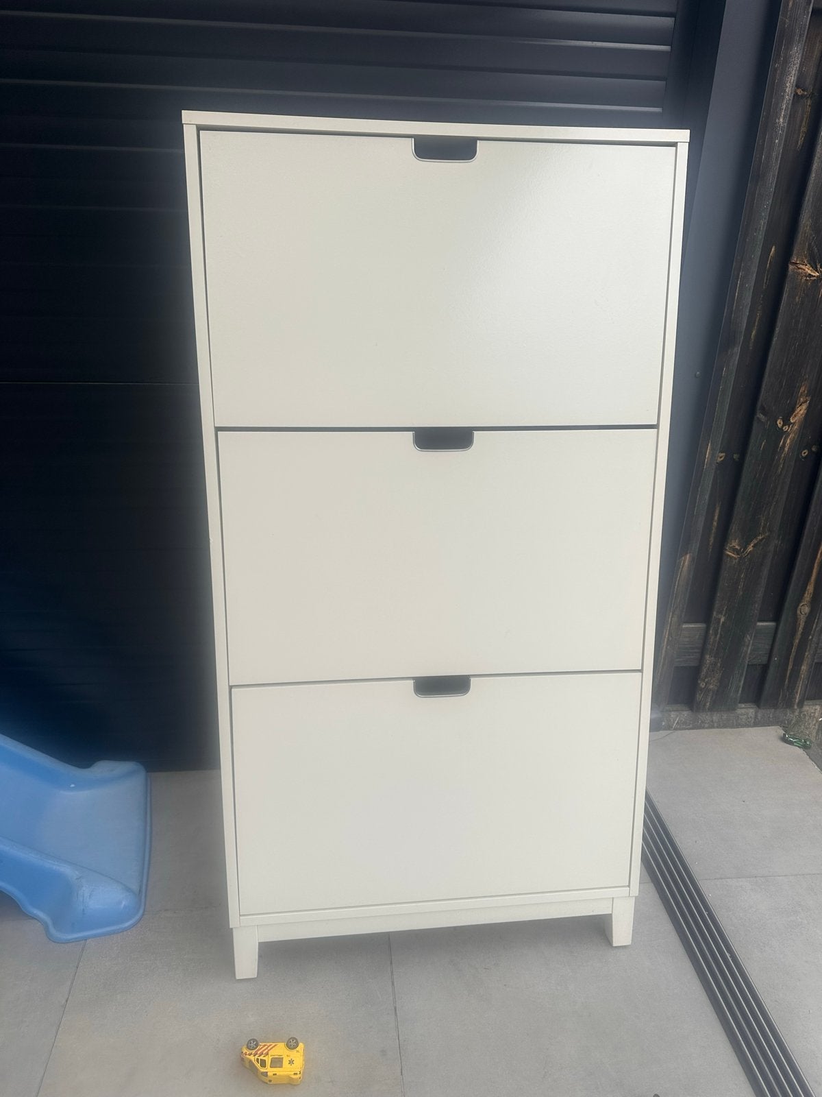 IKEA STÄLL Schoenenkast wit 3 vakken, Ophalen of Verzenden, Gebruikt