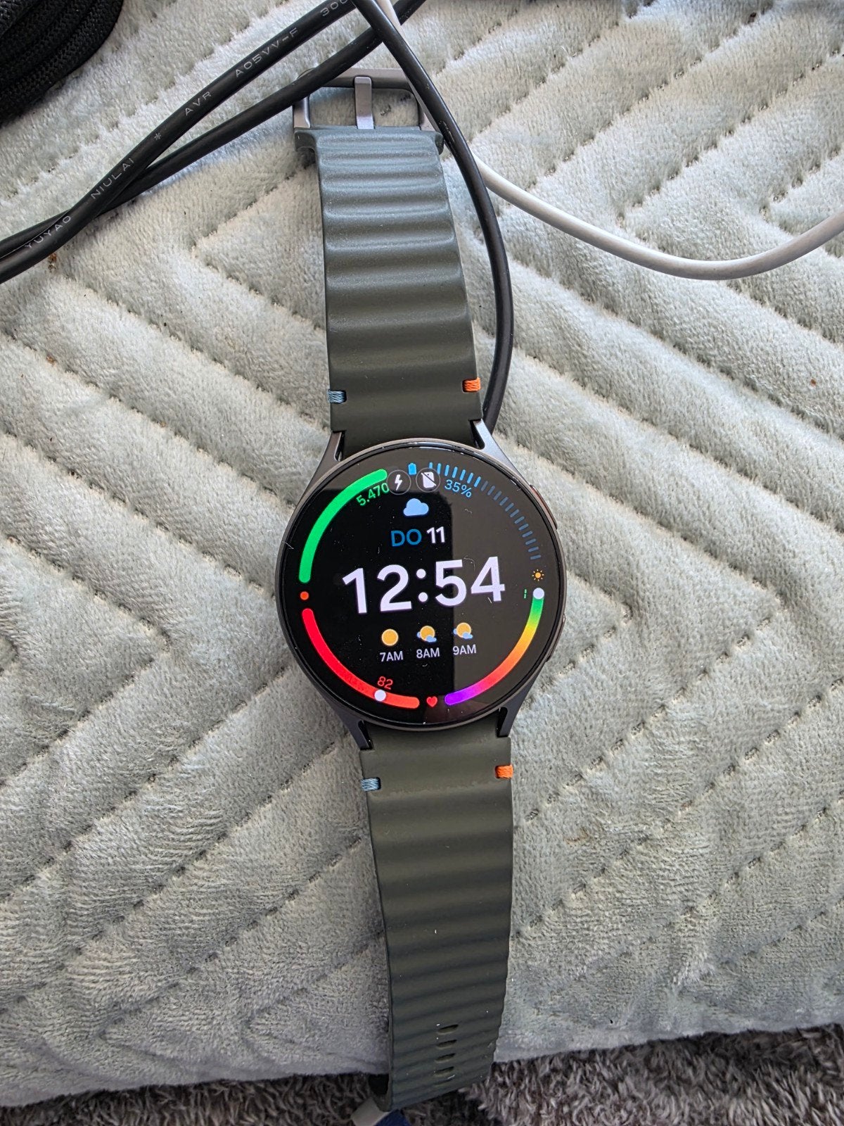 Smartwatch Samsung 6, Ophalen, Zwart, Zo goed als nieuw, Conditie