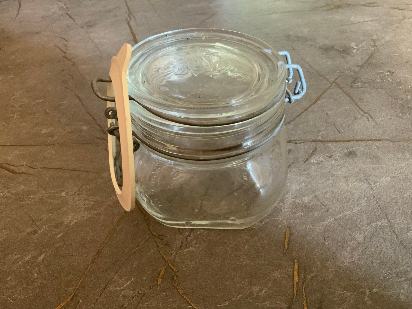 17 Glazen wekpotten / voorraadpotten met beugelsluiting, Ophalen, Voorraadpot, Overige merken, Glas