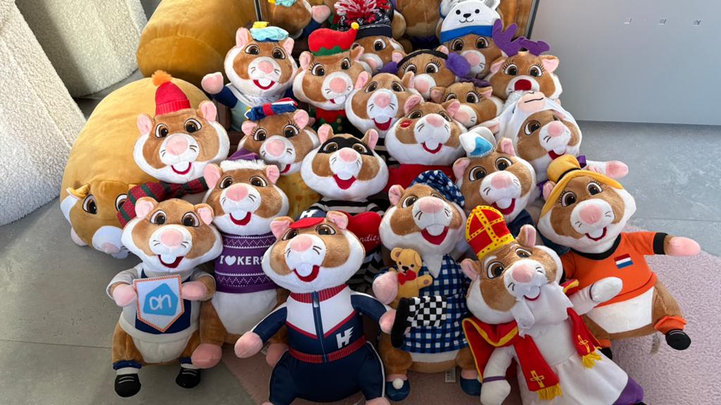AH/ALBERT HEIJN KNUFFEL HAMSTERS - grote verzamling - 21 st., Kinderen en Baby's, Speelgoed | Knuffels en Pluche, Ophalen, Hamster