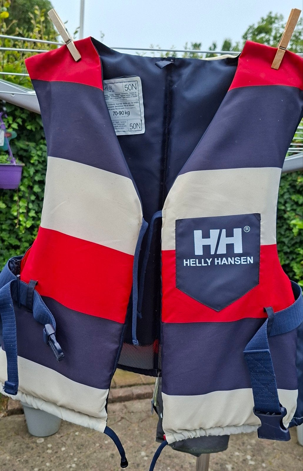 Helly Hansen zwemvest 70 -90 kilo 50N, Watersport en Boten, Watersportkleding, Gebruikt, Helly Hansen, Ophalen of Verzenden, Dame of Heer