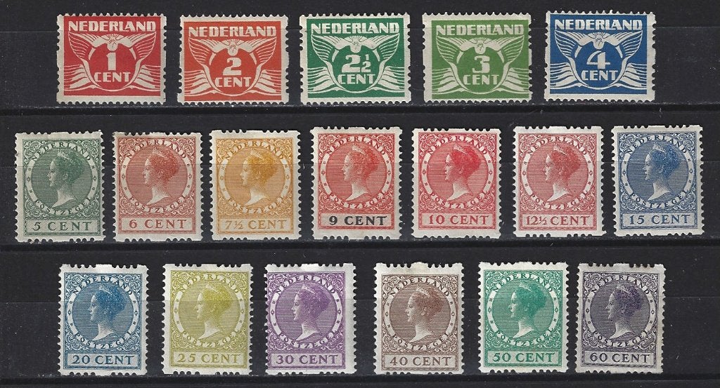 Roltanding 1 - 18 ongebruikt 1925 ; Prachtige kwaliteit, Ophalen of Verzenden, T/m 1940, Postfris