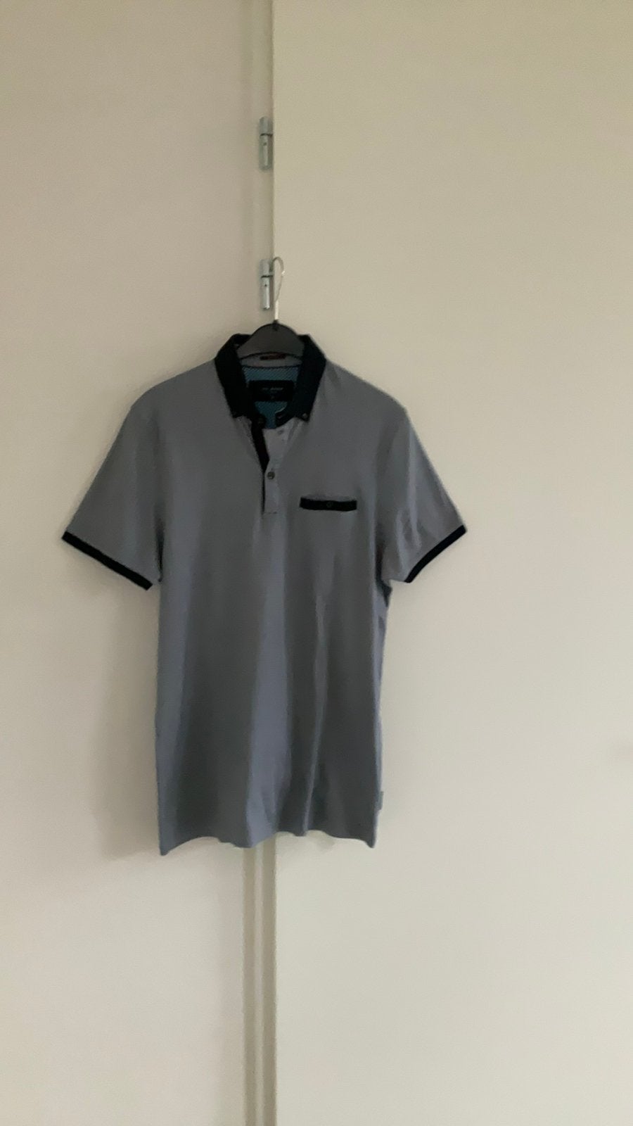 Ted Baker polo, Ophalen of Verzenden, Zo goed als nieuw, Maat 48/50 (M), Blauw