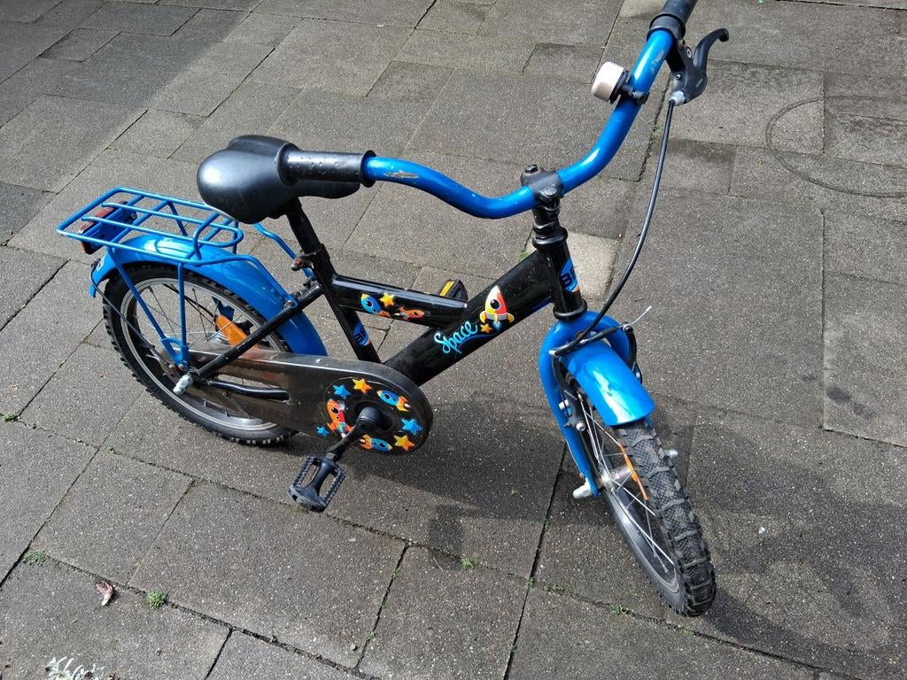 Jongensfiets 16 inch.   4 t/m 6 jaar, Ophalen, Gebruikt, 16 tot 20 inch