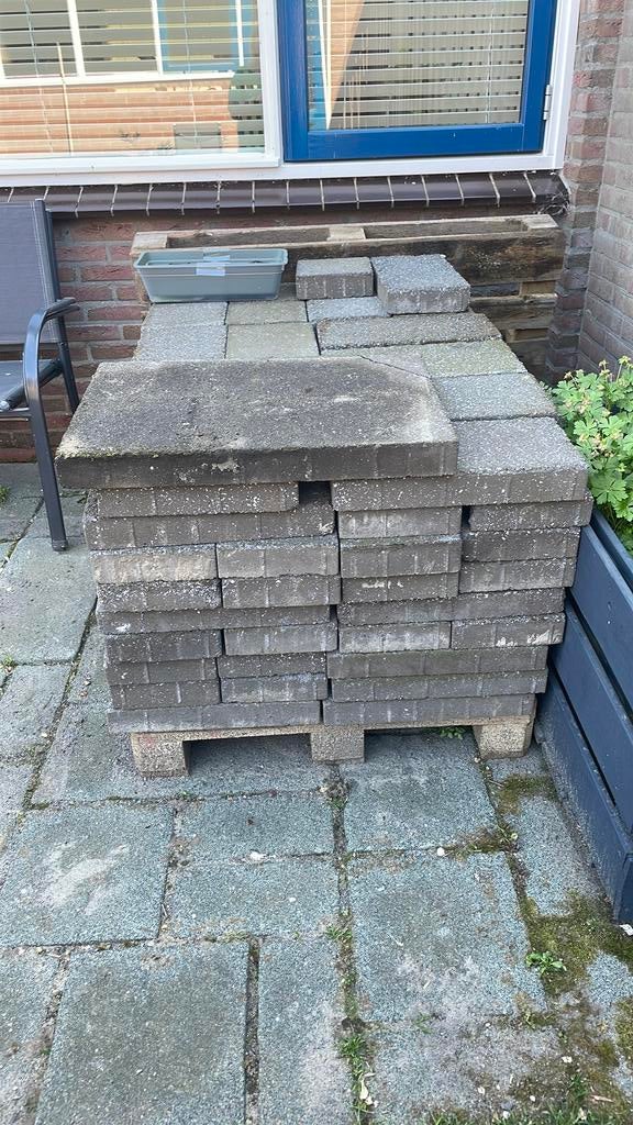 Terrastegels af te halen, Ophalen, Beton, Terrastegels