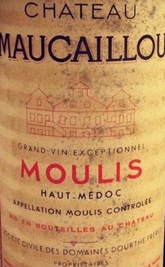 Château Maucaillou, Dourthe et Frères, Moulis (Haut-Médoc), Verzamelen, Wijnen, Zo goed als nieuw, Rode wijn, Frankrijk, Vol, Ophalen