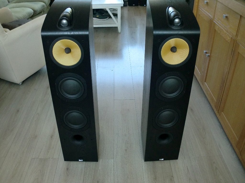 Bowers and Wilkins 703 Zgan(2008)B&W + doos Made Engeland., Stereo speakers, Zo goed als nieuw, Bowers & Wilkins (B&W), Ophalen
