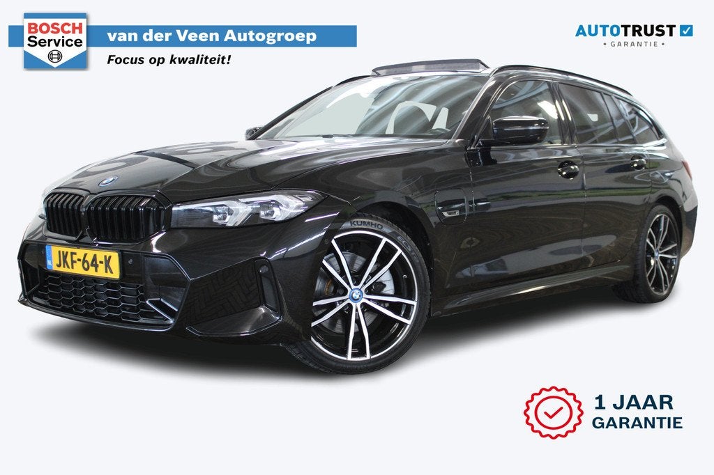 BMW 3 Serie Touring 330e xDrive | M- Sport | Incl. 12 maande, Auto's, BMW, Gebruikt, 4 cilinders, Zwart, Plug-in hybride