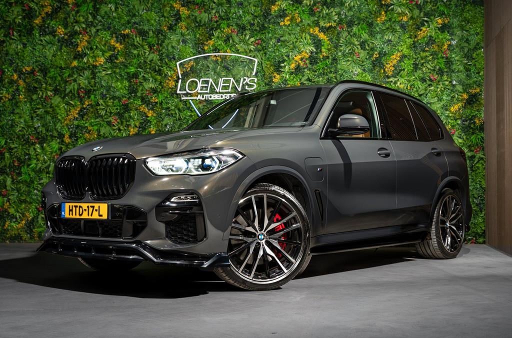 BMW X5 XDrive45e High Executive M-Sport / Dravitgrau / Pano, Auto's, BMW, Vierwielaandrijving, Hybride Elektrisch/Benzine, 2998 cc