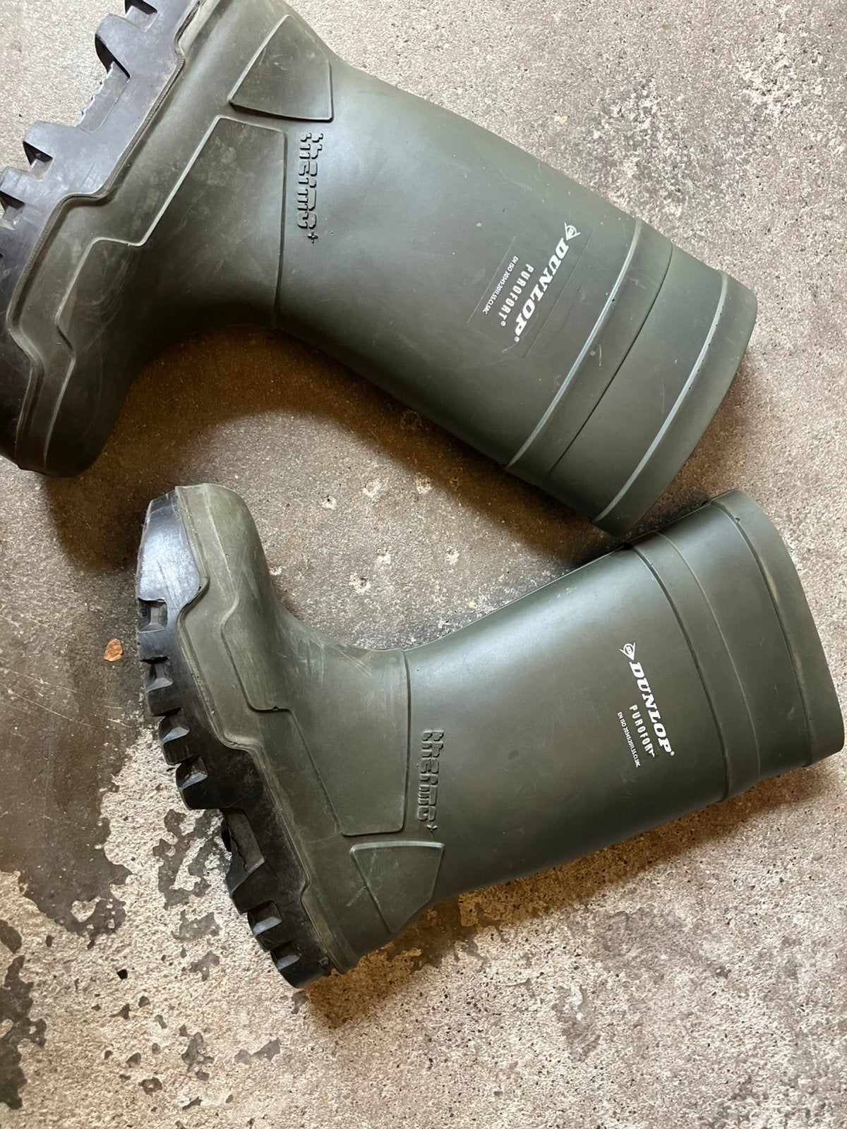 Thermolaarzen dunlop purofort 43, Ophalen of Verzenden, Zo goed als nieuw, Heren, Laarzen